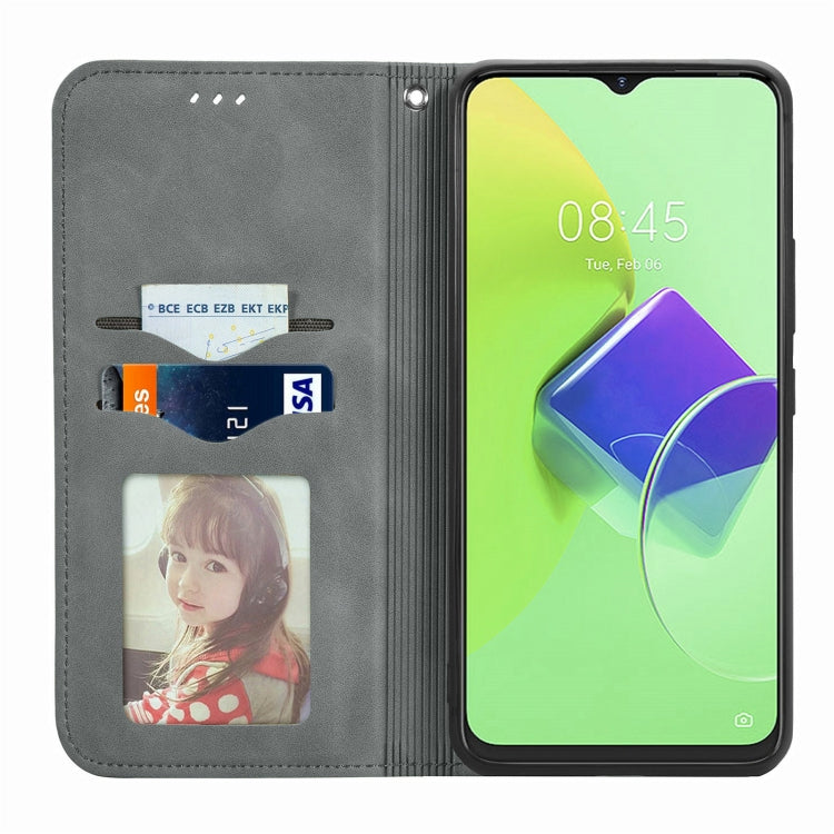 For Tecno Spark 9 Pro Retro Skin Feel Magnetic Flip Leather Phone Case