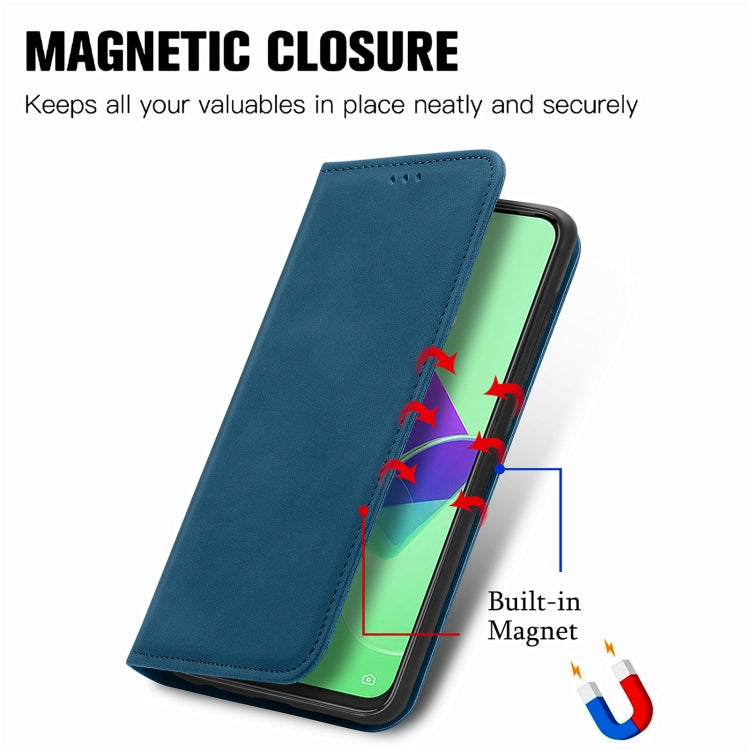 For Tecno Spark 9 Pro Retro Skin Feel Magnetic Flip Leather Phone Case
