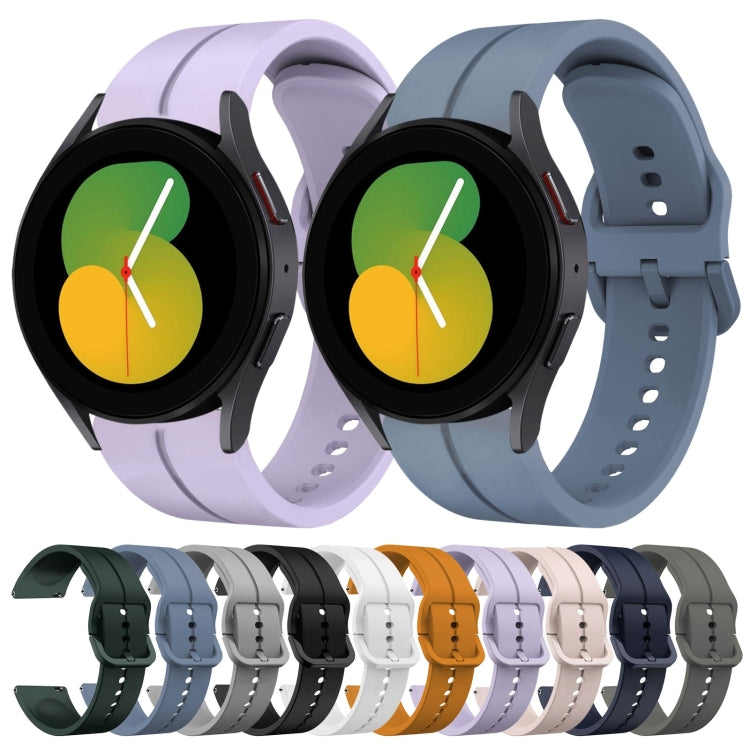 For Samsung Galaxy Watch5 44mm 20mm Loop Silicone Watch Band