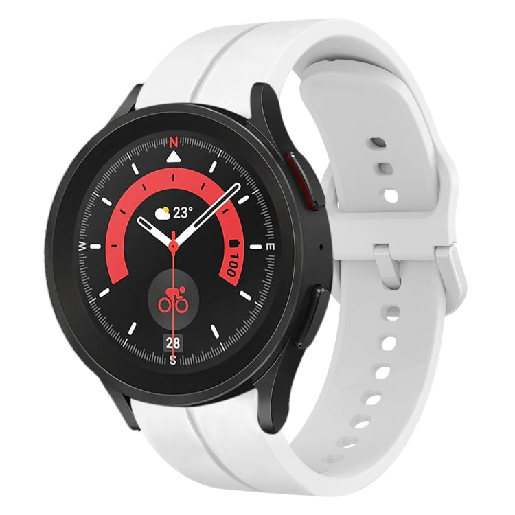 For Samsung Galaxy Watch5 Pro 45mm 20mm Loop Silicone Watch Band