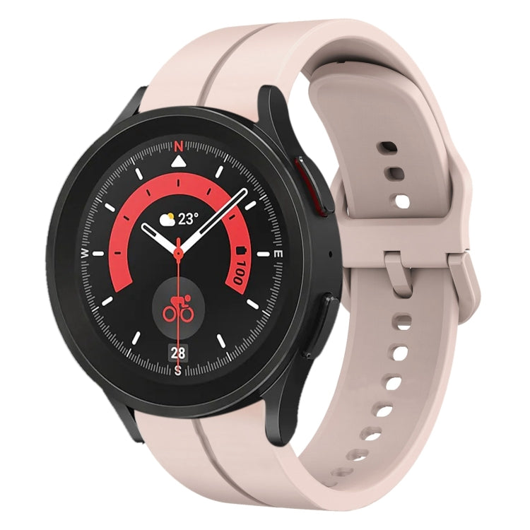 For Samsung Galaxy Watch5 Pro 45mm 20mm Loop Silicone Watch Band