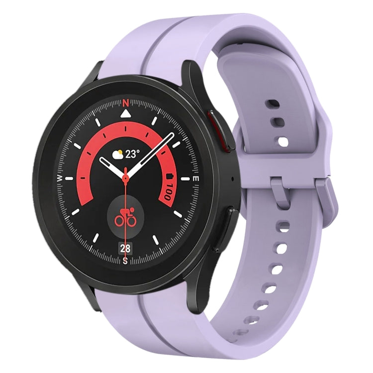 For Samsung Galaxy Watch5 Pro 45mm 20mm Loop Silicone Watch Band
