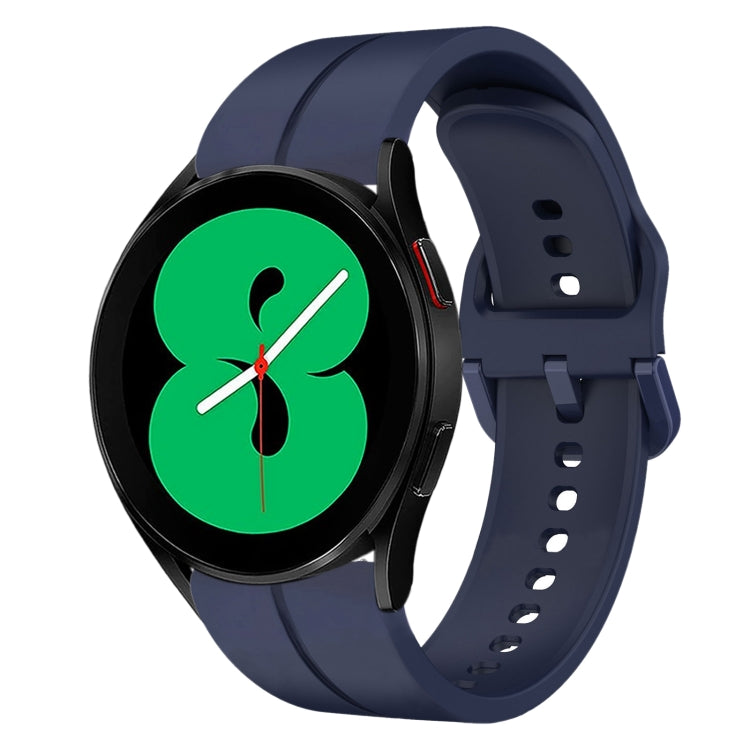 For Samsung Galaxy Watch4 44mm 20mm Loop Silicone Watch Band