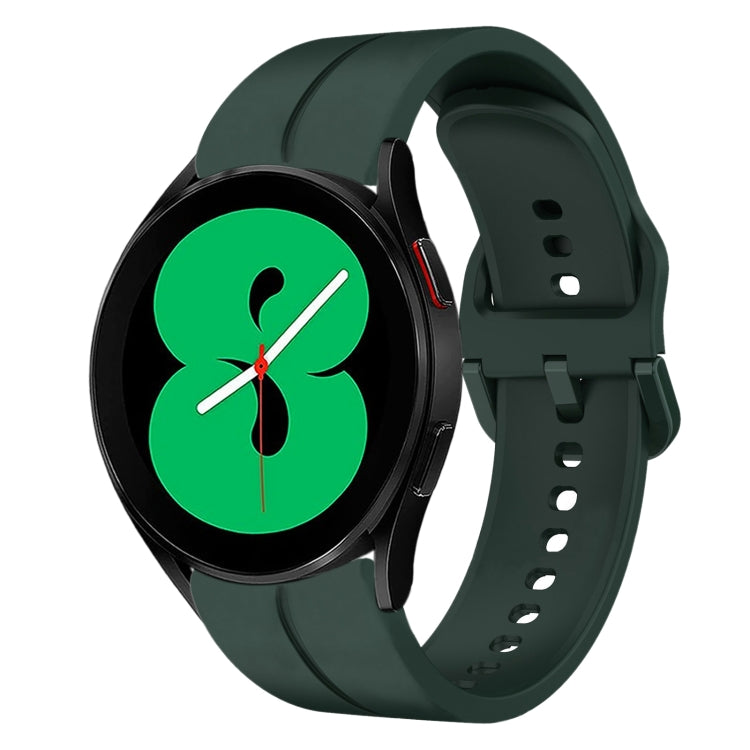 For Samsung Galaxy Watch4 44mm 20mm Loop Silicone Watch Band