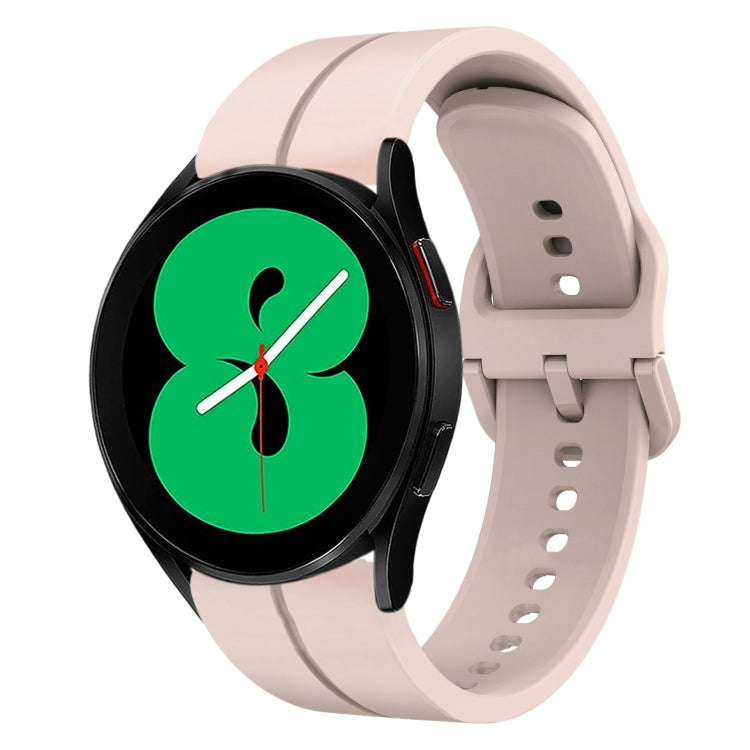 For Samsung Galaxy Watch4 44mm 20mm Loop Silicone Watch Band
