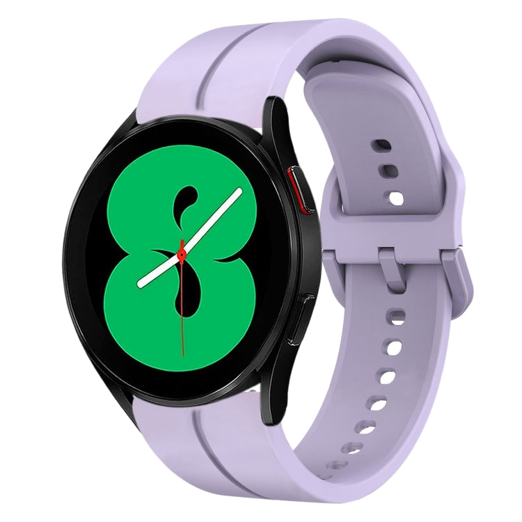 For Samsung Galaxy Watch4 44mm 20mm Loop Silicone Watch Band