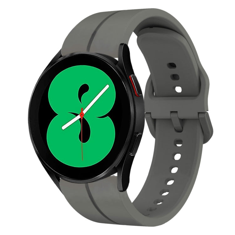 For Samsung Galaxy Watch4 44mm 20mm Loop Silicone Watch Band