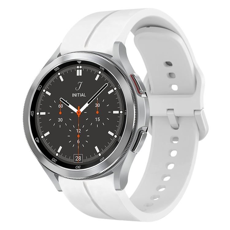 For Samsung  Galaxy Watch 4 Classic 46mm 20mm Loop Silicone Watch Band