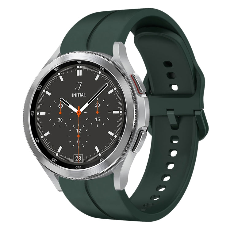 For Samsung  Galaxy Watch 4 Classic 46mm 20mm Loop Silicone Watch Band