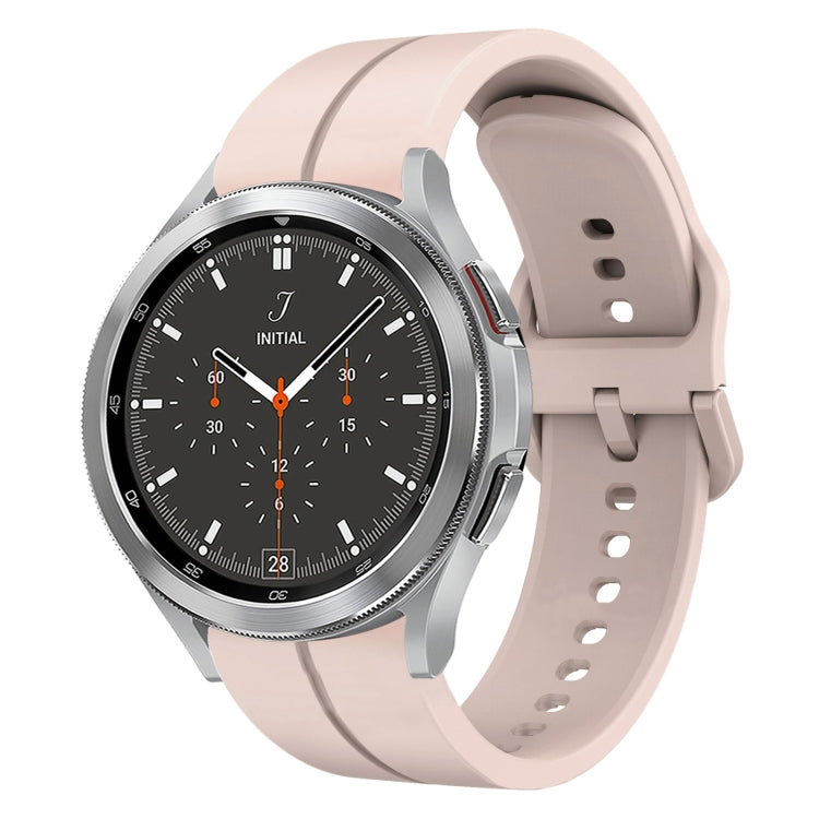 For Samsung  Galaxy Watch 4 Classic 46mm 20mm Loop Silicone Watch Band