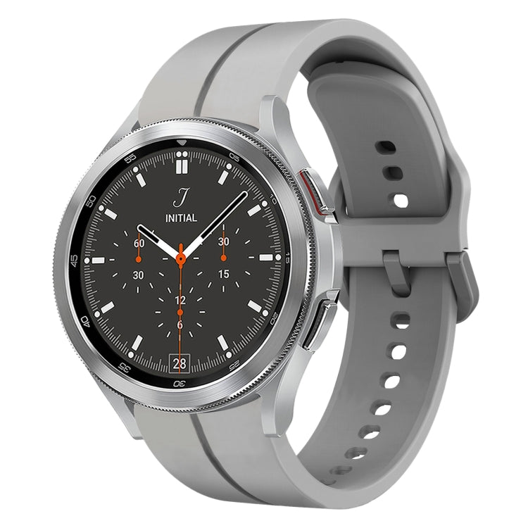 For Samsung  Galaxy Watch 4 Classic 46mm 20mm Loop Silicone Watch Band