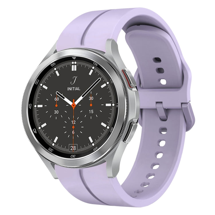 For Samsung  Galaxy Watch 4 Classic 46mm 20mm Loop Silicone Watch Band