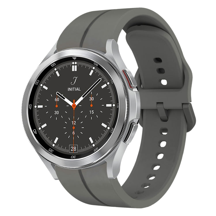 For Samsung  Galaxy Watch 4 Classic 46mm 20mm Loop Silicone Watch Band