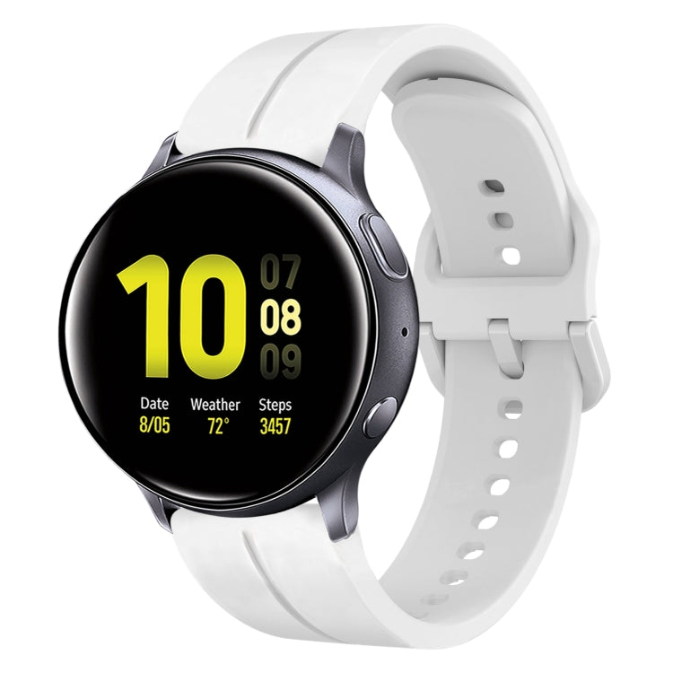 For Samsung Galaxy Watch Active 2 44mm 20mm Loop Silicone Watch Band