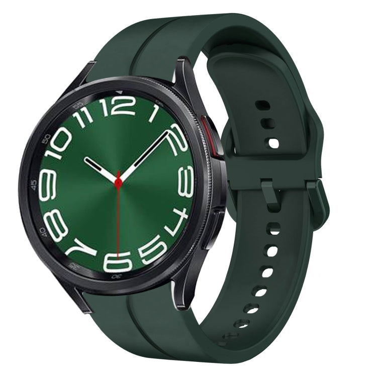 For Samsung Galaxy Watch 6 Classic 47mm 20mm Loop Silicone Watch Band