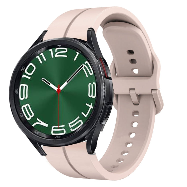 For Samsung Galaxy Watch 6 Classic 47mm 20mm Loop Silicone Watch Band