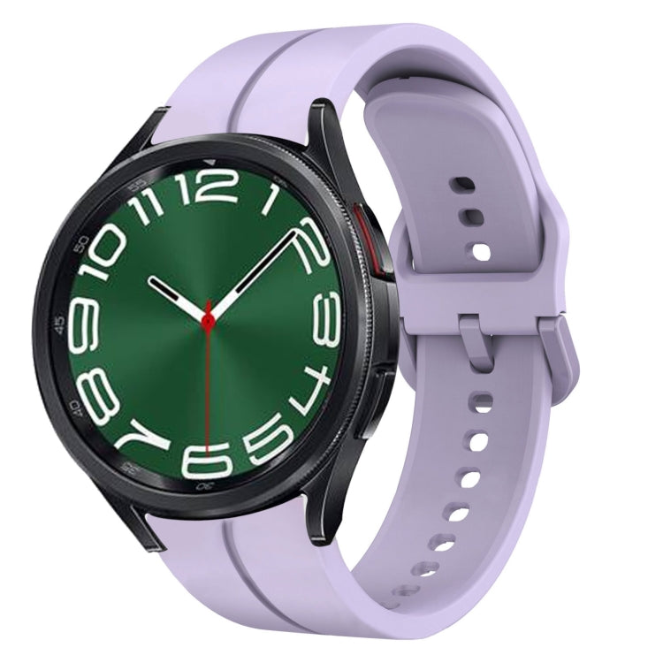 For Samsung Galaxy Watch 6 Classic 47mm 20mm Loop Silicone Watch Band