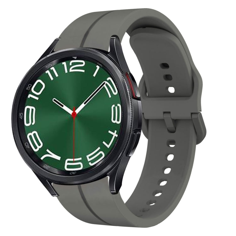 For Samsung Galaxy Watch 6 Classic 47mm 20mm Loop Silicone Watch Band