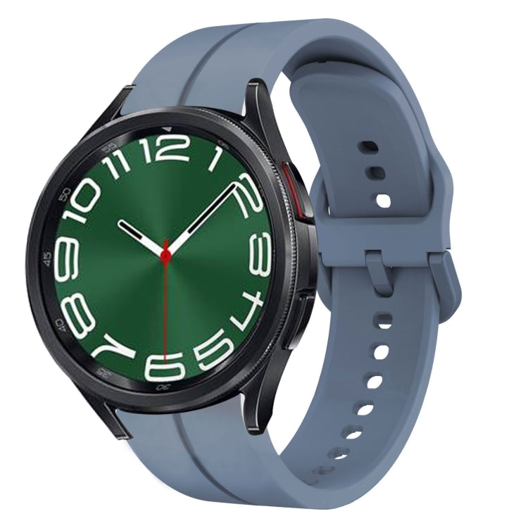 For Samsung Galaxy Watch 6 Classic 43mm 20mm Loop Silicone Watch Band