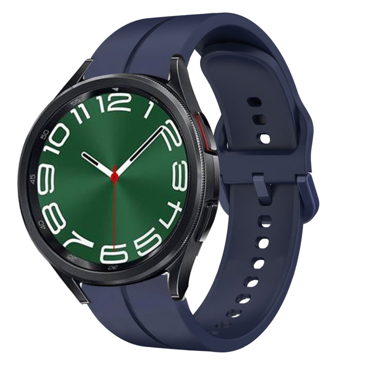 For Samsung Galaxy Watch 6 Classic 43mm 20mm Loop Silicone Watch Band
