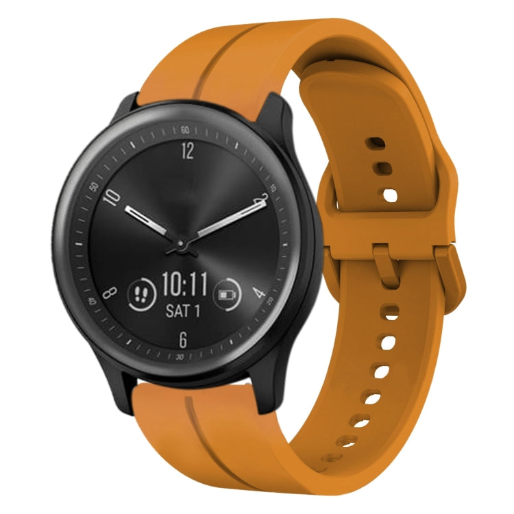 For Garmin Vivomove Sport 20mm Loop Silicone Watch Band