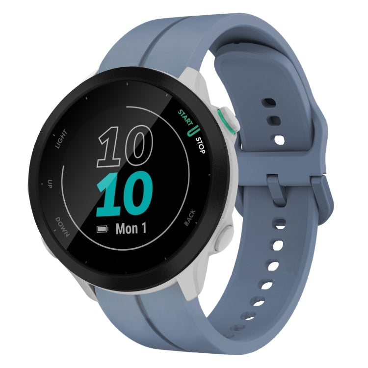 For Garmin Forerunner 55 20mm Loop Silicone Watch Band