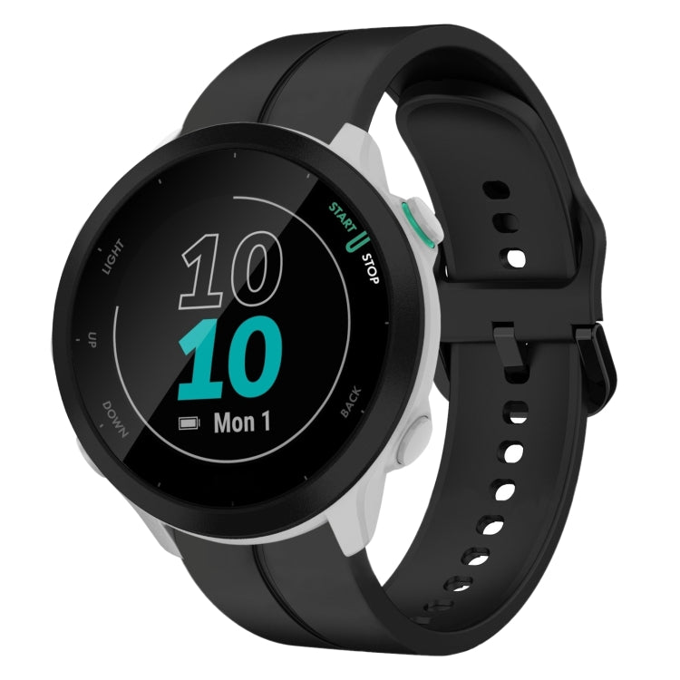 For Garmin Forerunner 55 20mm Loop Silicone Watch Band