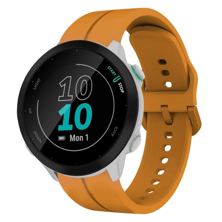 For Garmin Forerunner 55 20mm Loop Silicone Watch Band