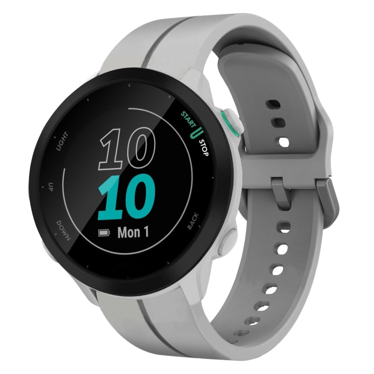 For Garmin Forerunner 55 20mm Loop Silicone Watch Band