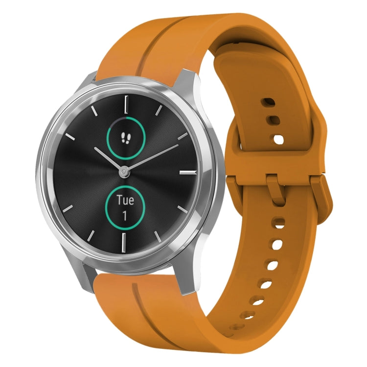 For Garminmove Luxe 20mm Loop Silicone Watch Band
