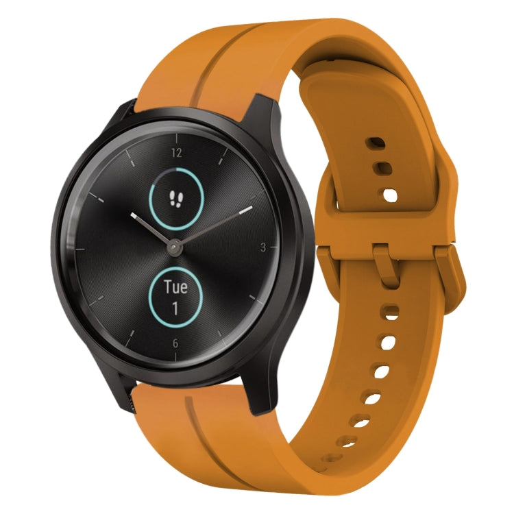 For Garminmove Style 20mm Loop Silicone Watch Band