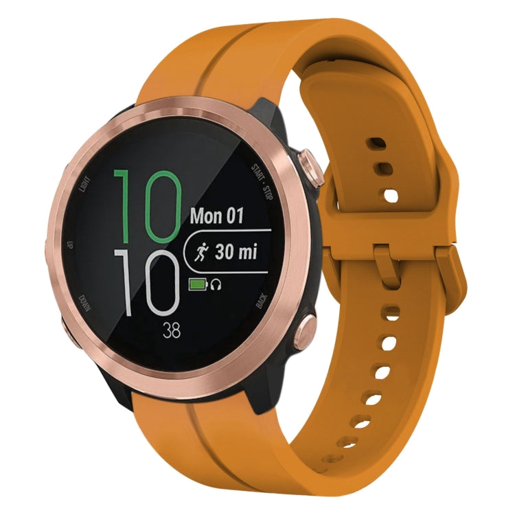 For Garmin Forerunner 645 Music 20mm Loop Silicone Watch Band