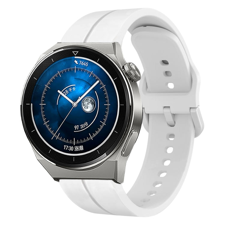 For Huawei Watch GT3 Pro 43mm 20mm Loop Silicone Watch Band