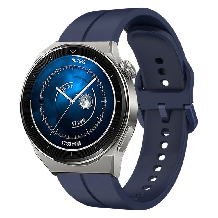 For Huawei Watch GT3 Pro 43mm 20mm Loop Silicone Watch Band