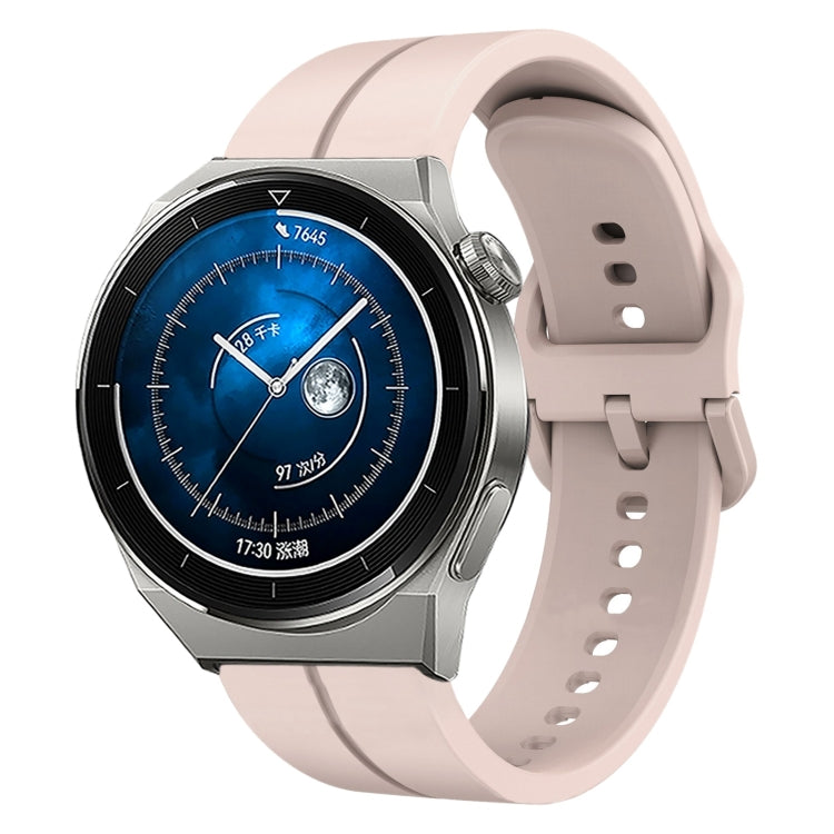 For Huawei Watch GT3 Pro 43mm 20mm Loop Silicone Watch Band