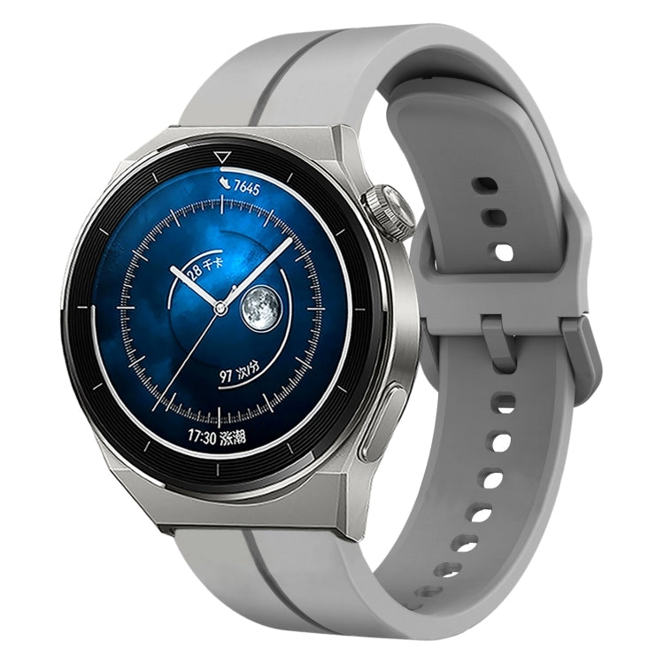 For Huawei Watch GT3 Pro 43mm 20mm Loop Silicone Watch Band