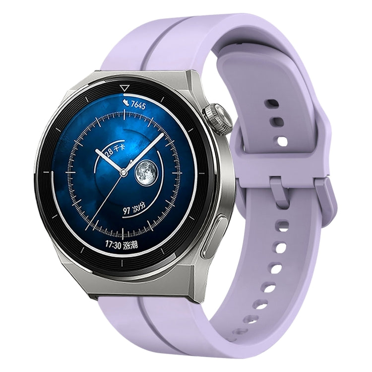 For Huawei Watch GT3 Pro 43mm 20mm Loop Silicone Watch Band