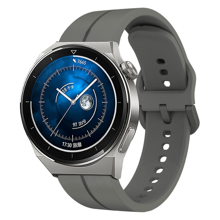 For Huawei Watch GT3 Pro 43mm 20mm Loop Silicone Watch Band