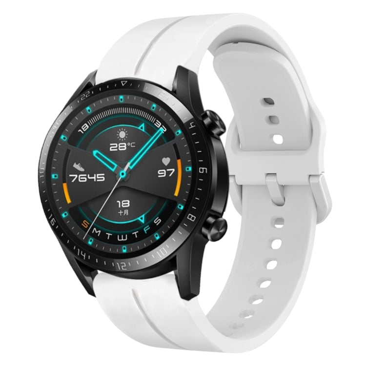 For Huawei Watch GT2 42mm 20mm Loop Silicone Watch Band