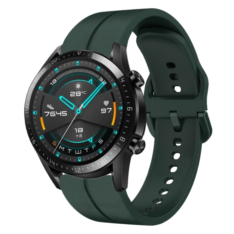 For Huawei Watch GT2 42mm 20mm Loop Silicone Watch Band