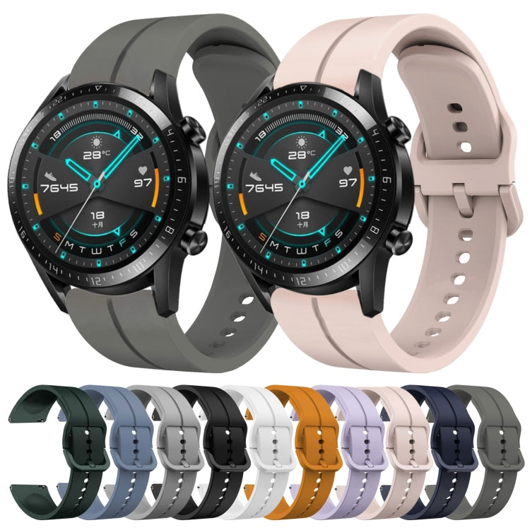 For Huawei Watch GT2 42mm 20mm Loop Silicone Watch Band