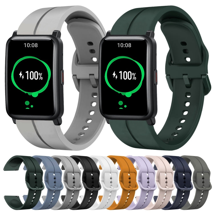 For Honor Watch ES 20mm Loop Silicone Watch Band