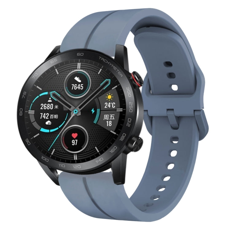 For Honor MagicWatch2 42mm 20mm Loop Silicone Watch Band