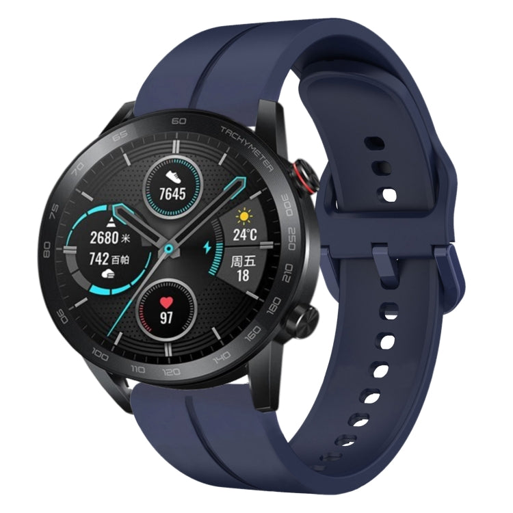 For Honor MagicWatch2 42mm 20mm Loop Silicone Watch Band