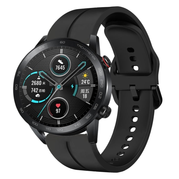 For Honor MagicWatch2 42mm 20mm Loop Silicone Watch Band