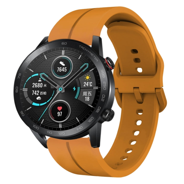 For Honor MagicWatch2 42mm 20mm Loop Silicone Watch Band