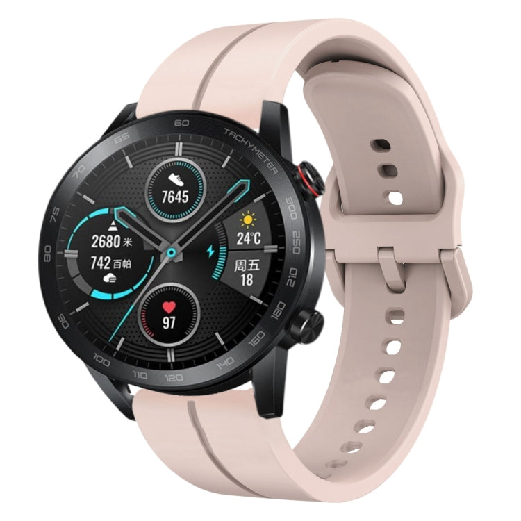 For Honor MagicWatch2 42mm 20mm Loop Silicone Watch Band