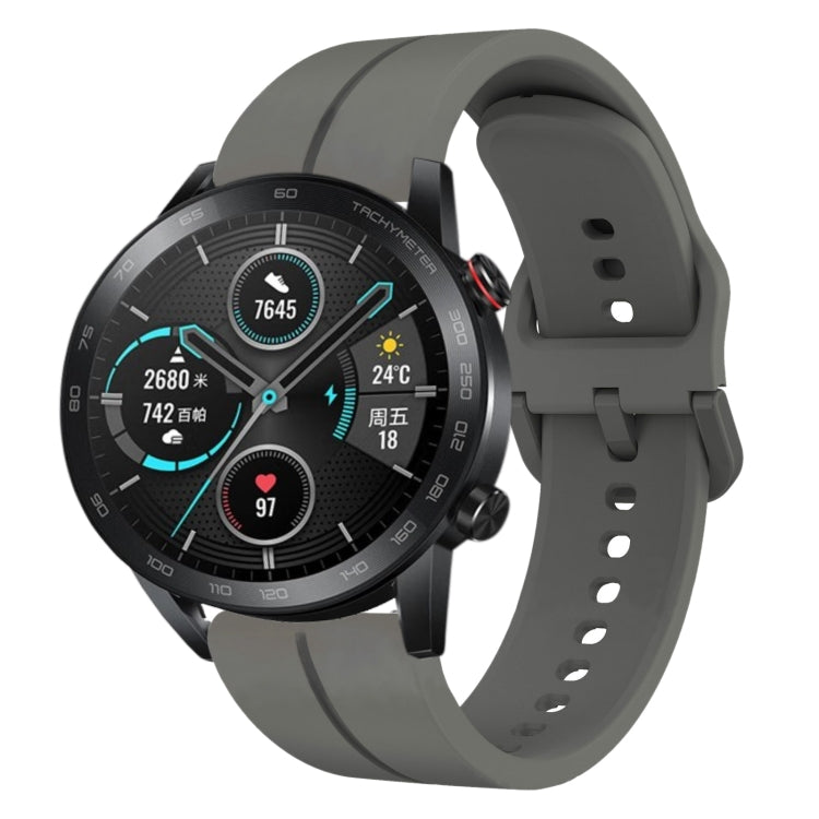 For Honor MagicWatch2 42mm 20mm Loop Silicone Watch Band