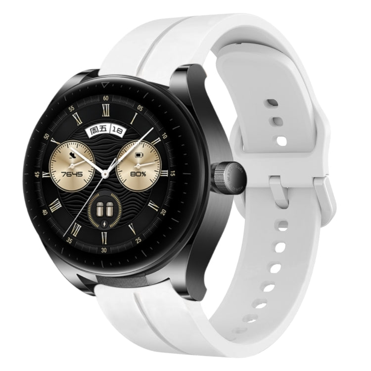 For Huawei Watch Buds 22mm Loop Silicone Watch Band