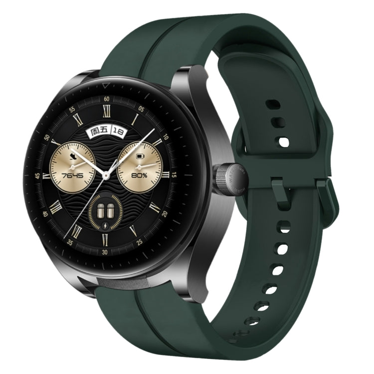 For Huawei Watch Buds 22mm Loop Silicone Watch Band